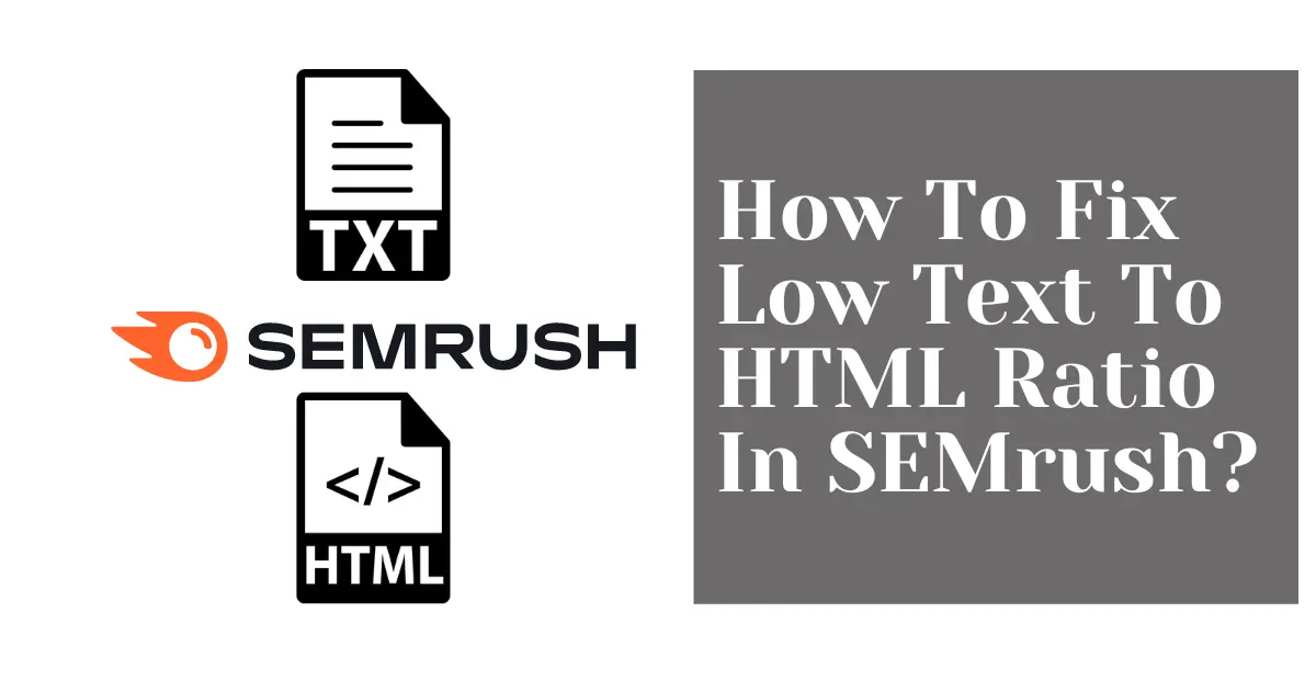 Text to HTML Ratio